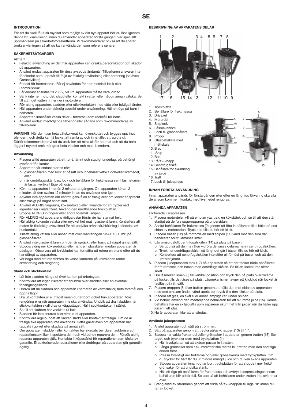 Melissa 644-007 User Manual | Page 4 / 16