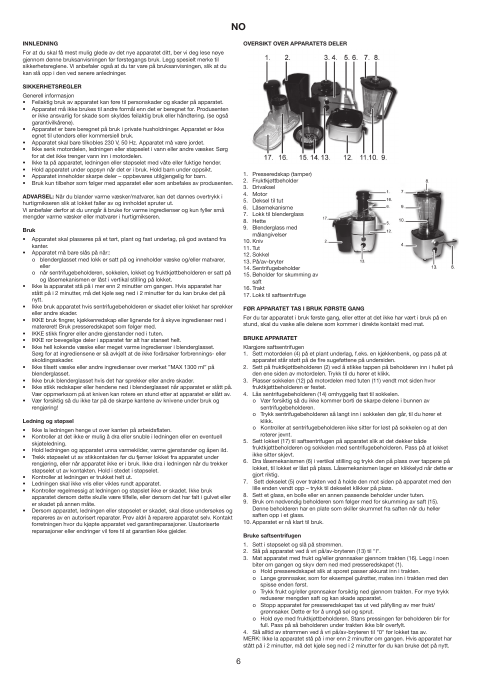 Melissa 644-007 User Manual | Page 6 / 16