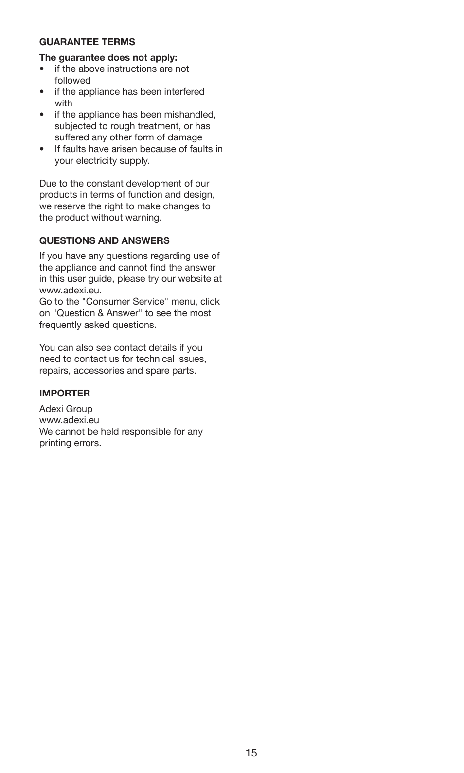 Melissa 246-025 User Manual | Page 15 / 21