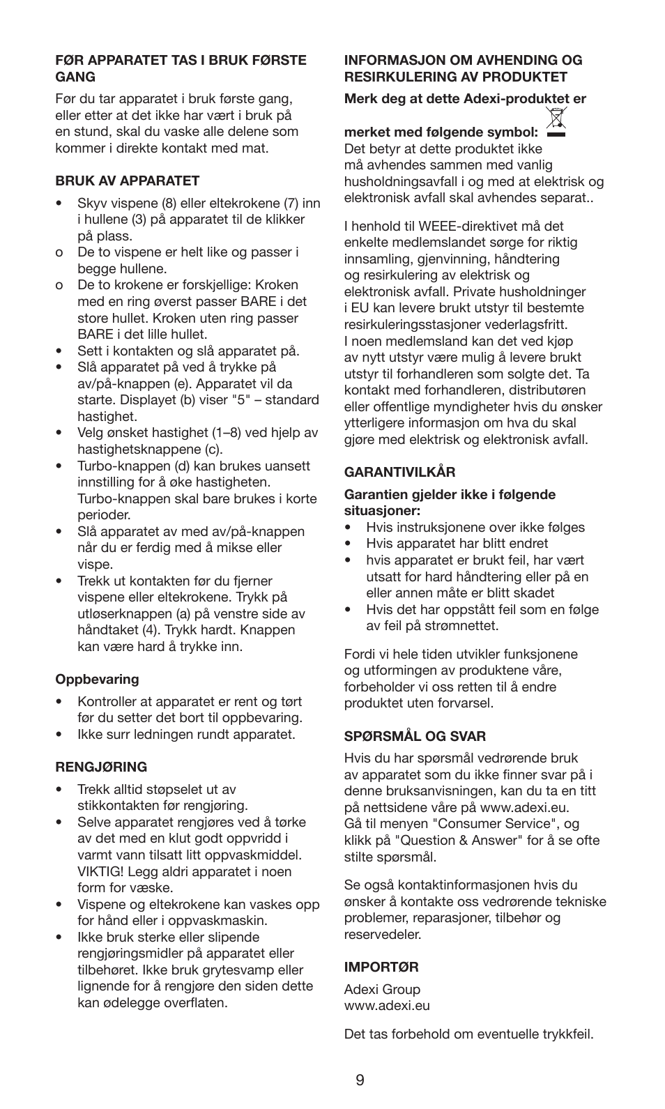 Melissa 246-025 User Manual | Page 9 / 21