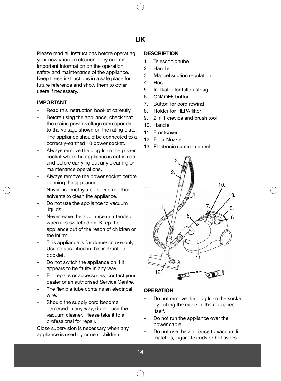 Melissa 640-071 User Manual | Page 14 / 27