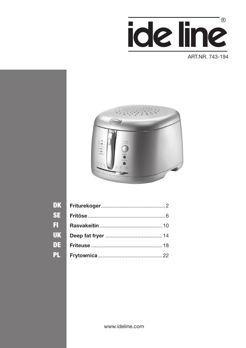 Melissa 743-194 User Manual | 25 pages