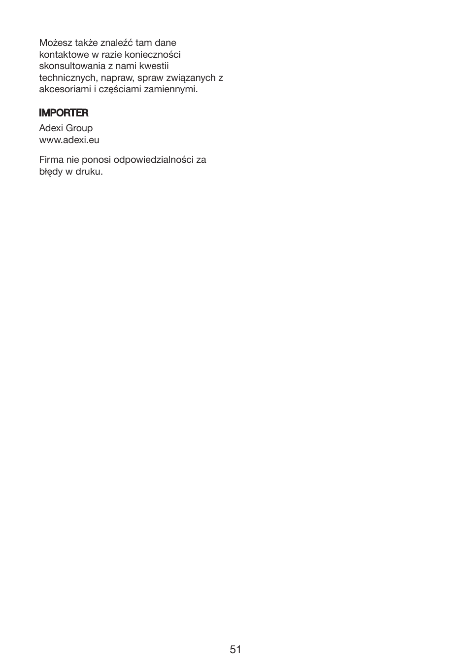 Melissa 630-013 User Manual | Page 51 / 51
