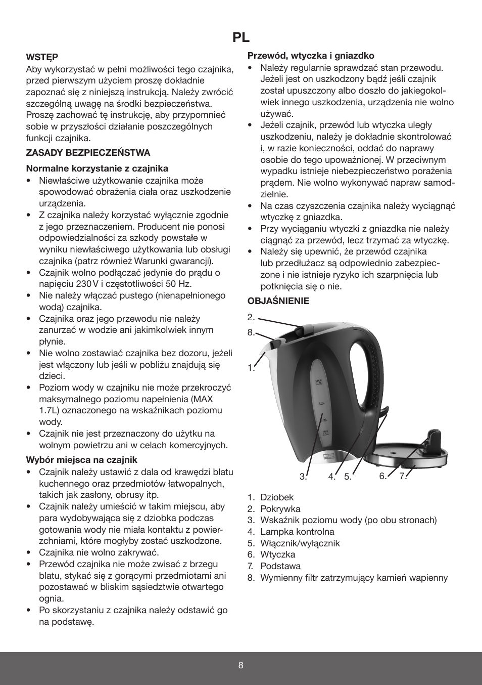 Melissa 645-096 User Manual | Page 8 / 34