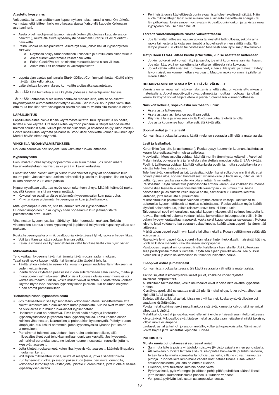 Melissa 253-018 User Manual | Page 16 / 30