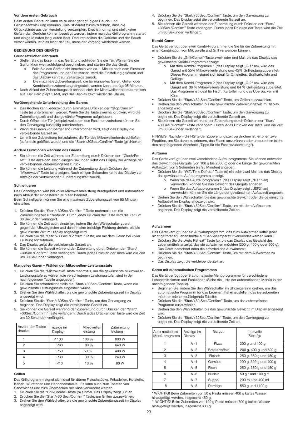 Melissa 253-018 User Manual | Page 23 / 30