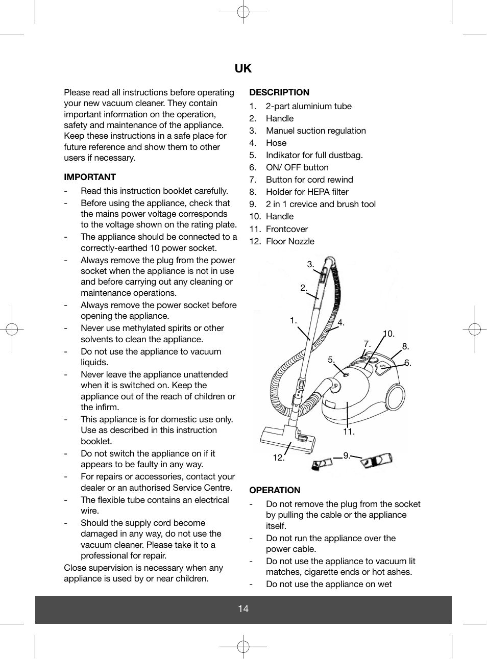 Melissa 640-049 User Manual | Page 14 / 27