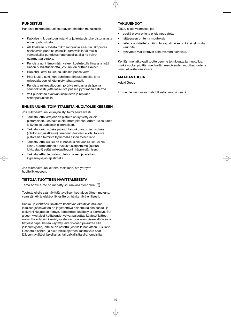 Melissa Ide Line 753-130 User Manual | Page 19 / 39