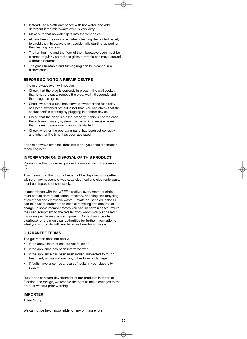 Melissa Ide Line 753-130 User Manual | Page 25 / 39