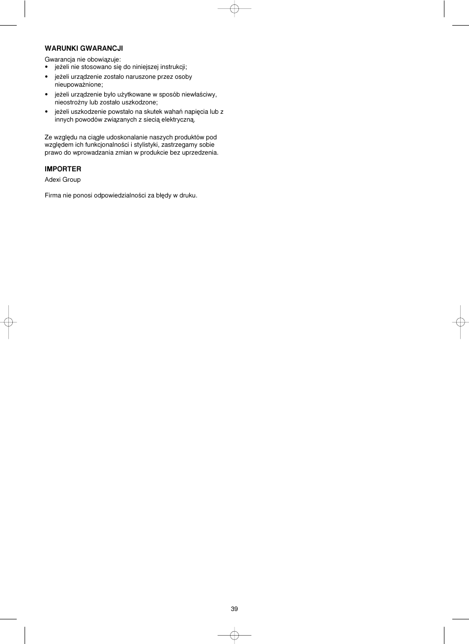 Melissa Ide Line 753-130 User Manual | Page 39 / 39