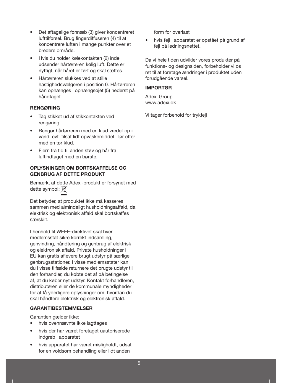 Melissa 235-004 User Manual | Page 5 / 17