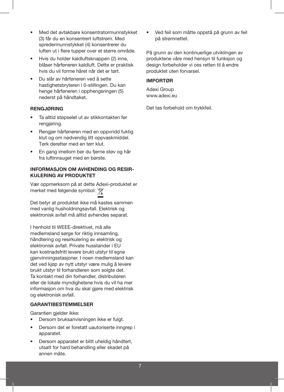 Melissa 235-004 User Manual | Page 7 / 17