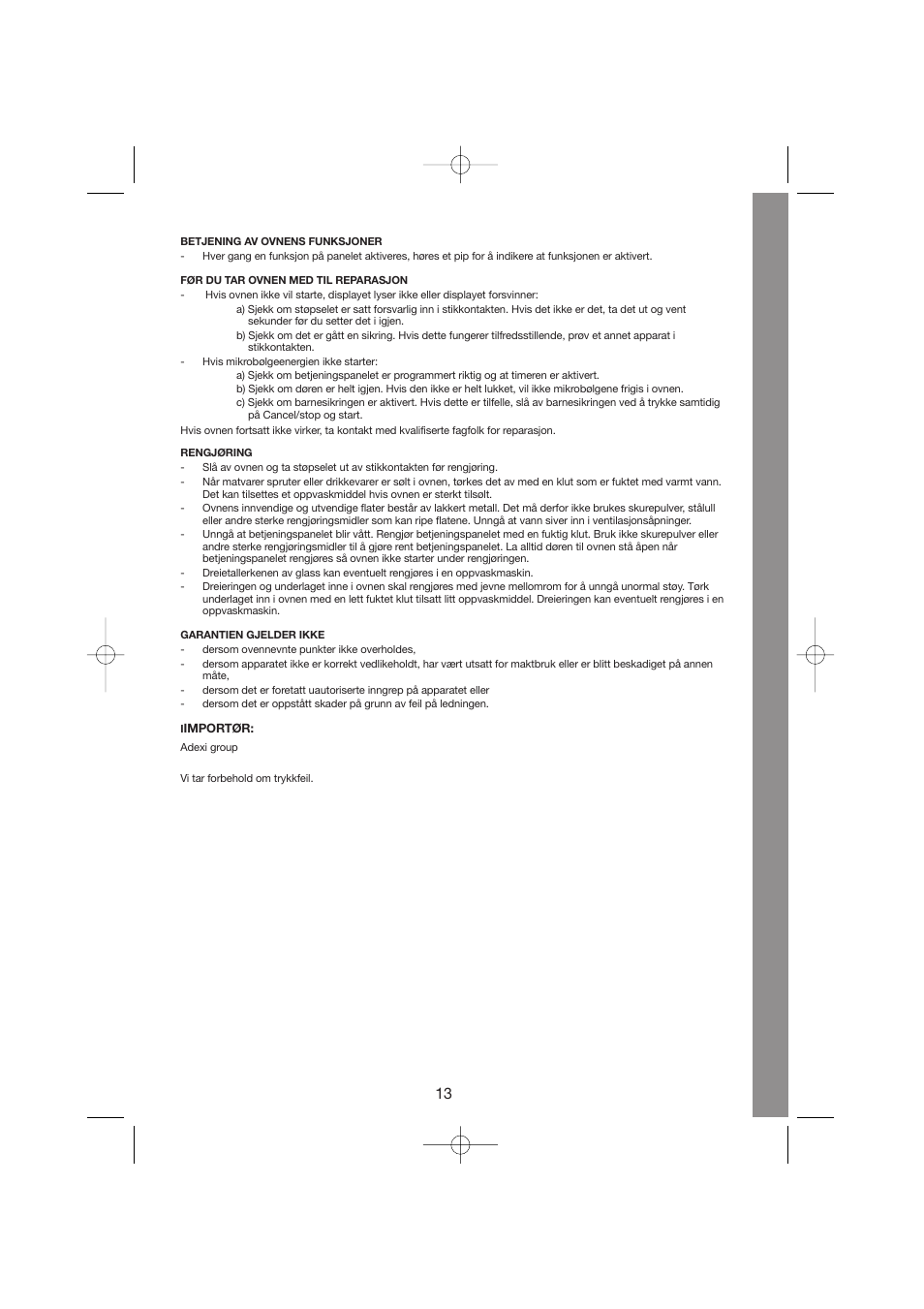 Melissa 253-001 User Manual | Page 13 / 35