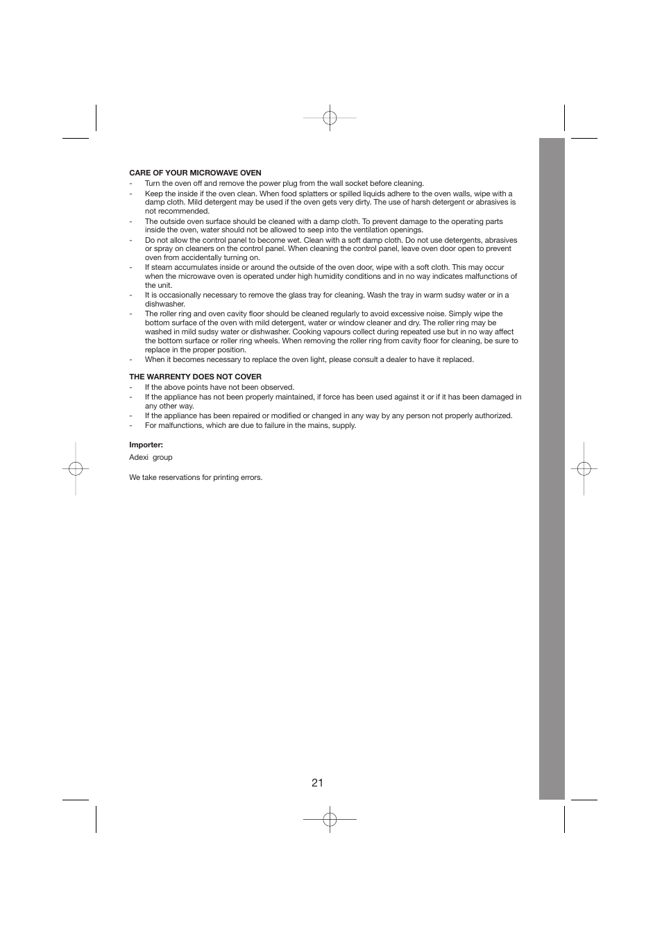 Melissa 253-001 User Manual | Page 21 / 35