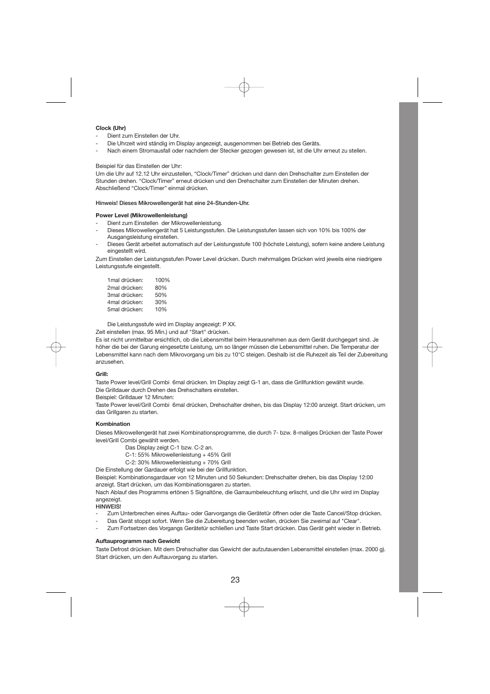 Melissa 253-001 User Manual | Page 23 / 35