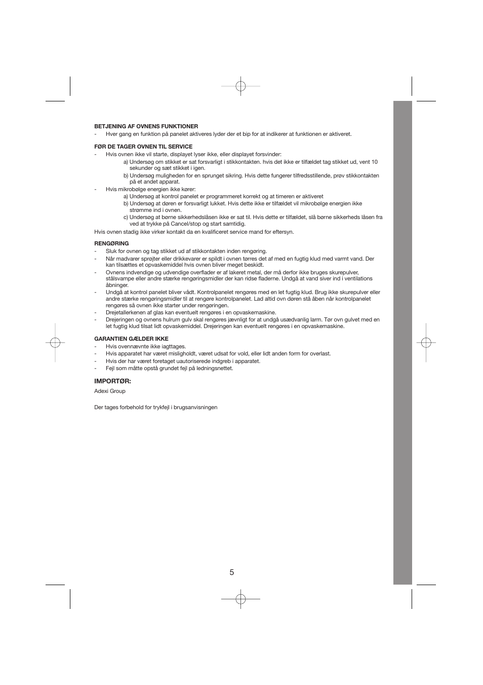 Melissa 253-001 User Manual | Page 5 / 35