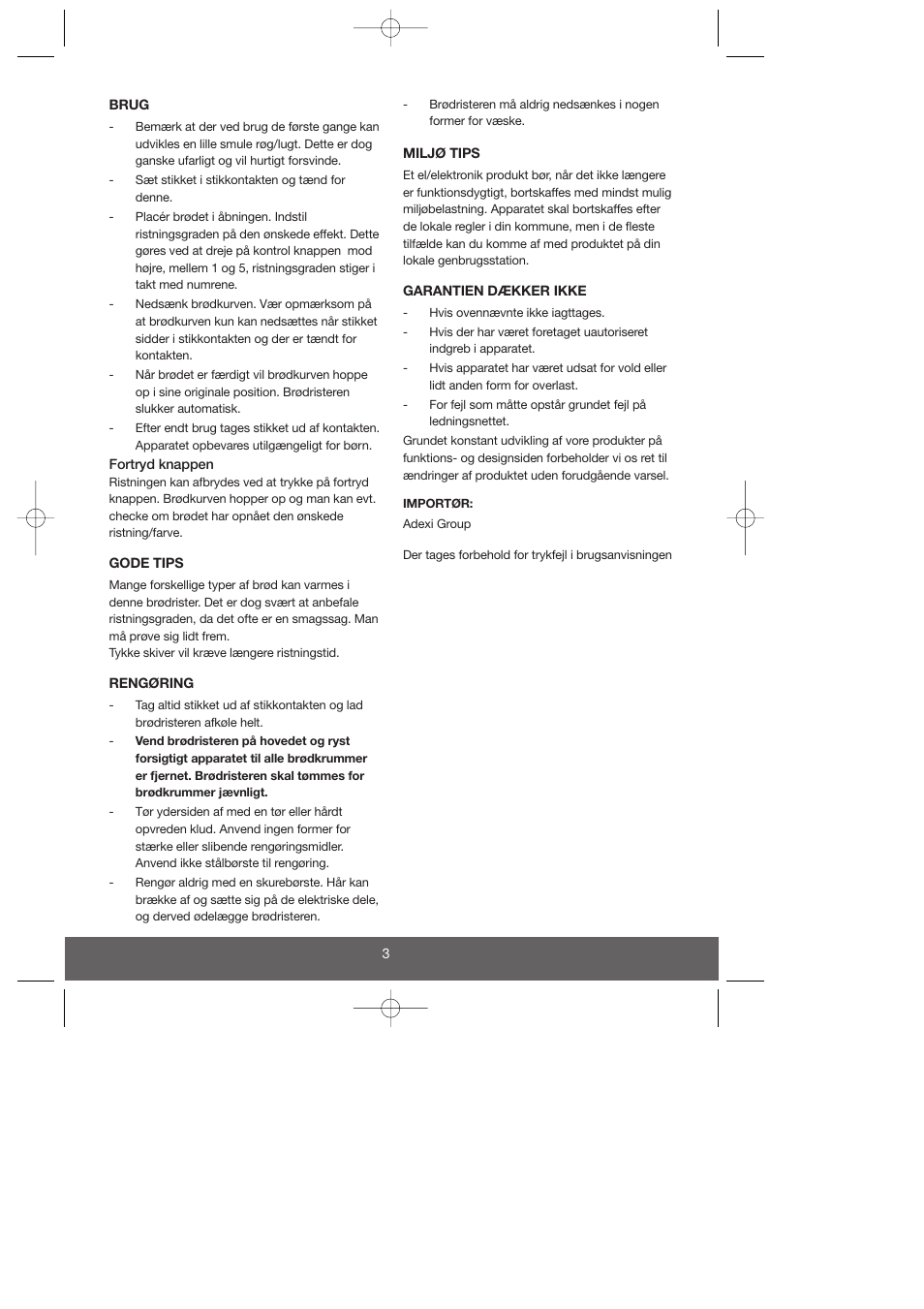 Melissa 643-040/74 User Manual | Page 3 / 19