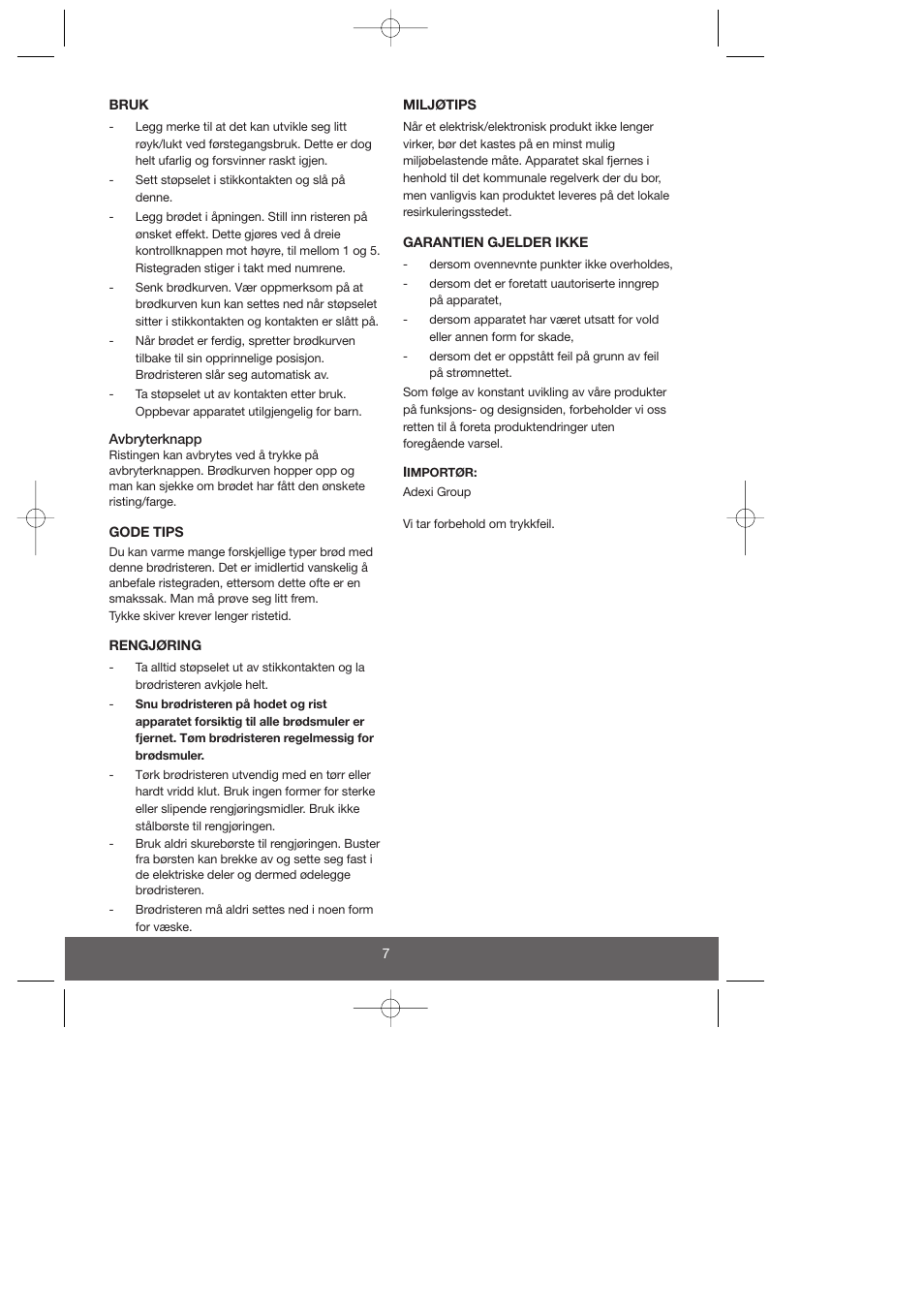 Melissa 643-040/74 User Manual | Page 7 / 19