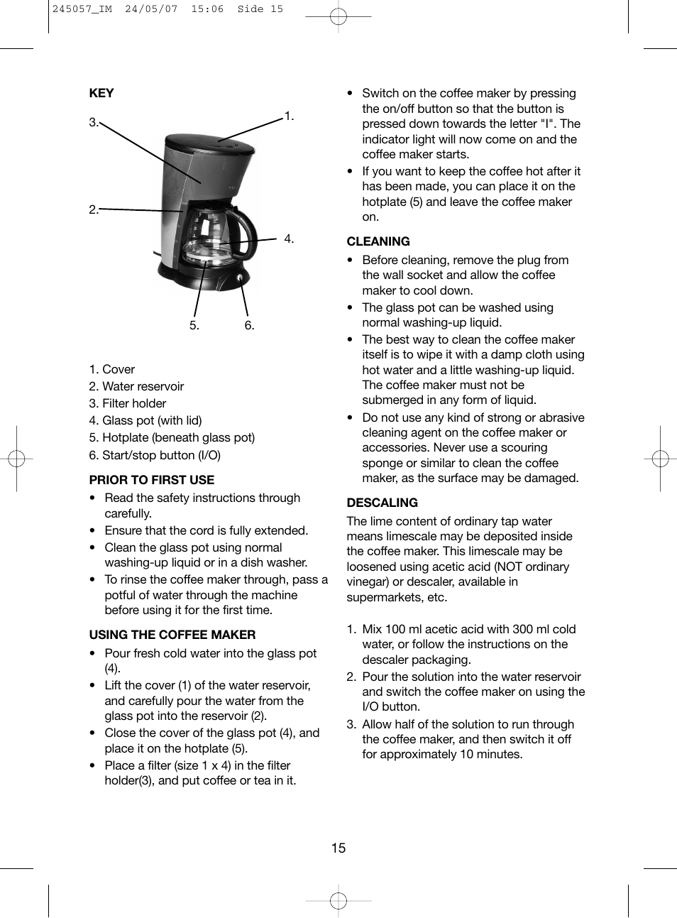 Melissa 245-057 User Manual | Page 15 / 25