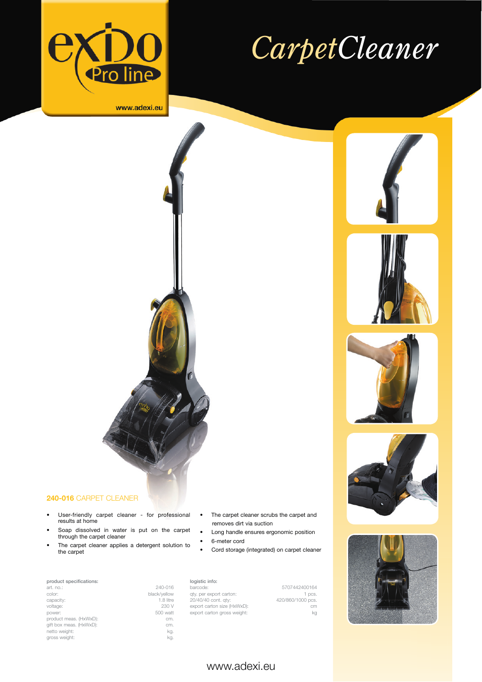 Melissa 240-016 User Manual | 1 page