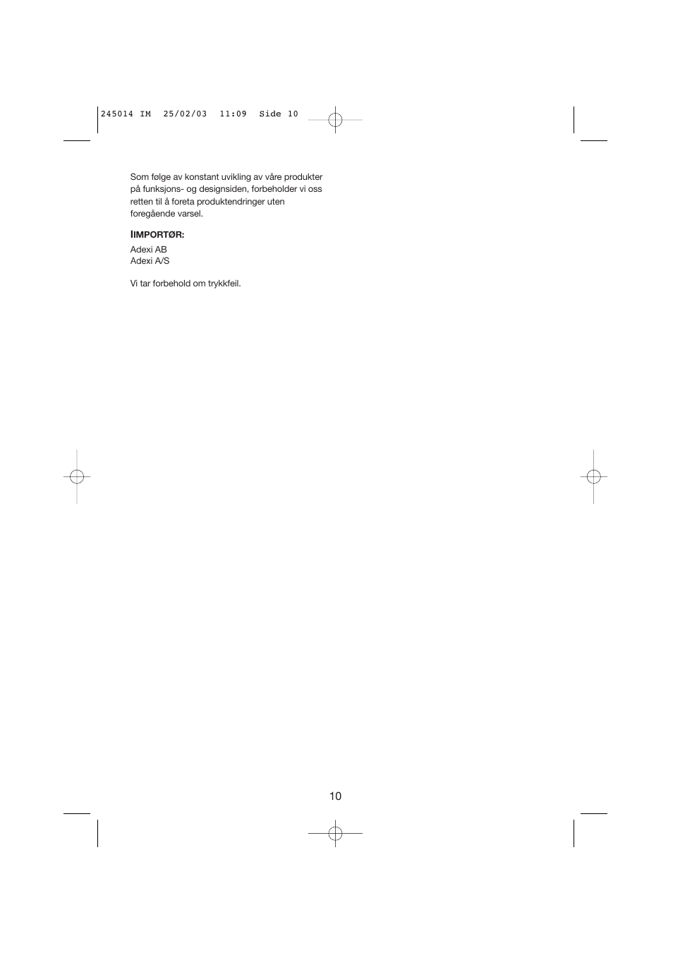 Melissa 245-014 User Manual | Page 10 / 25