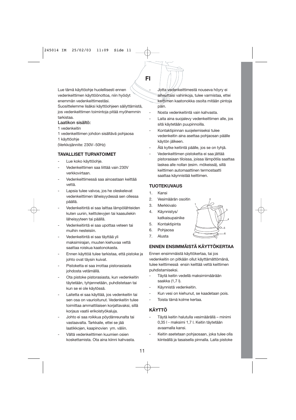 Melissa 245-014 User Manual | Page 11 / 25