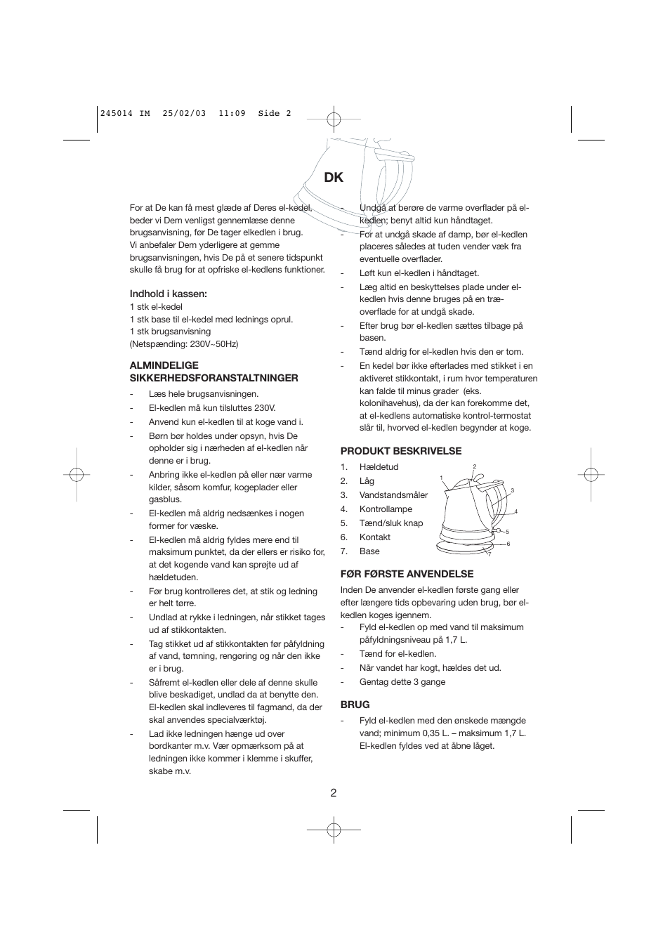 Melissa 245-014 User Manual | Page 2 / 25
