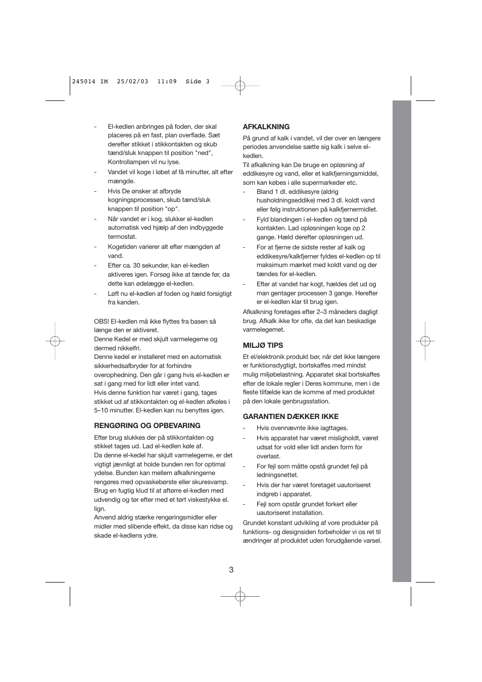 Melissa 245-014 User Manual | Page 3 / 25
