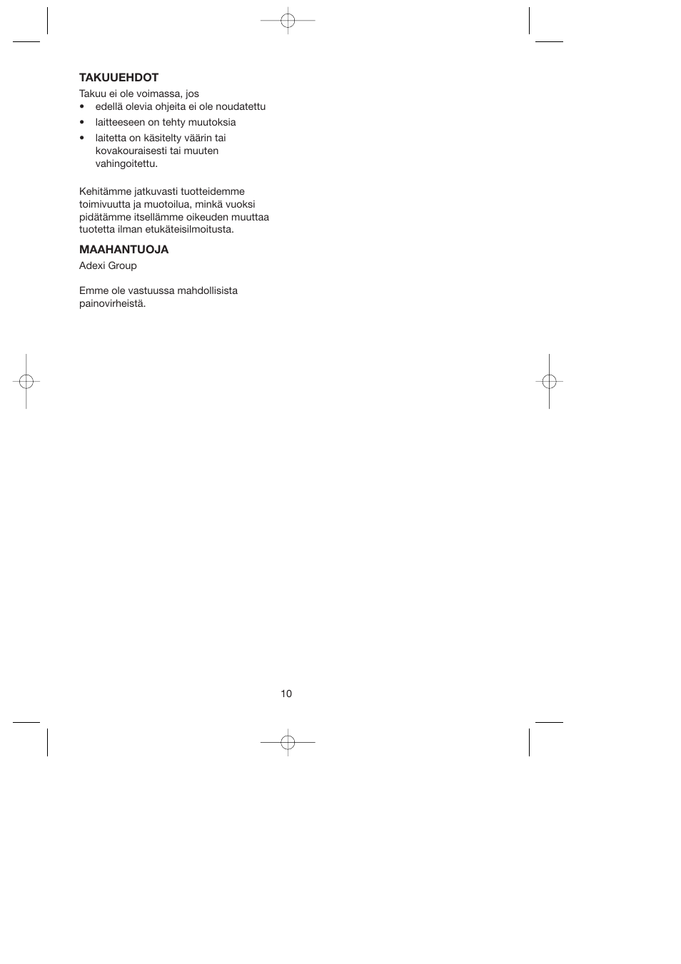 Melissa ide line 746-081 User Manual | Page 10 / 19
