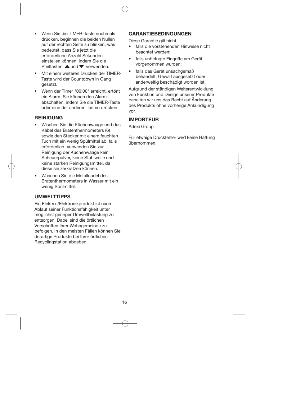 Melissa ide line 746-081 User Manual | Page 16 / 19