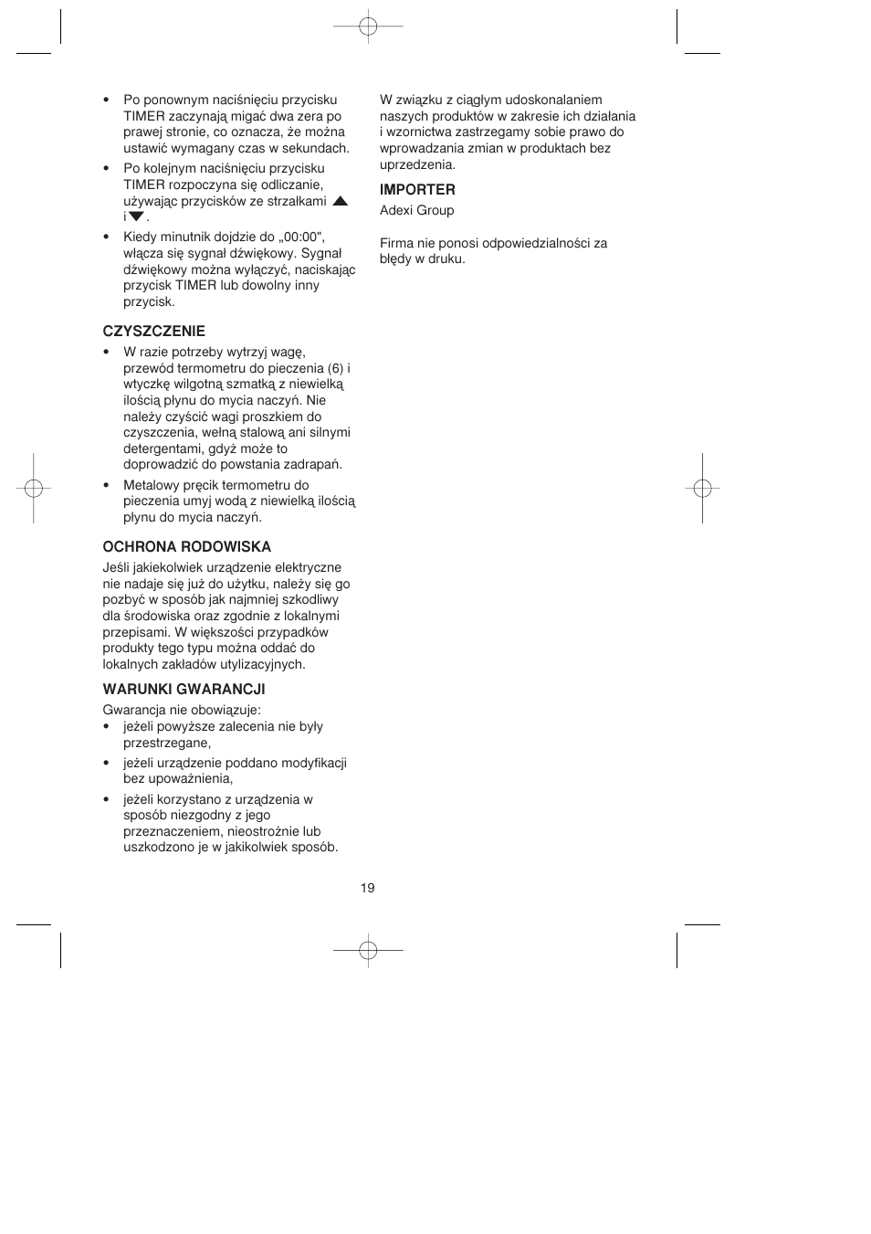 Melissa ide line 746-081 User Manual | Page 19 / 19