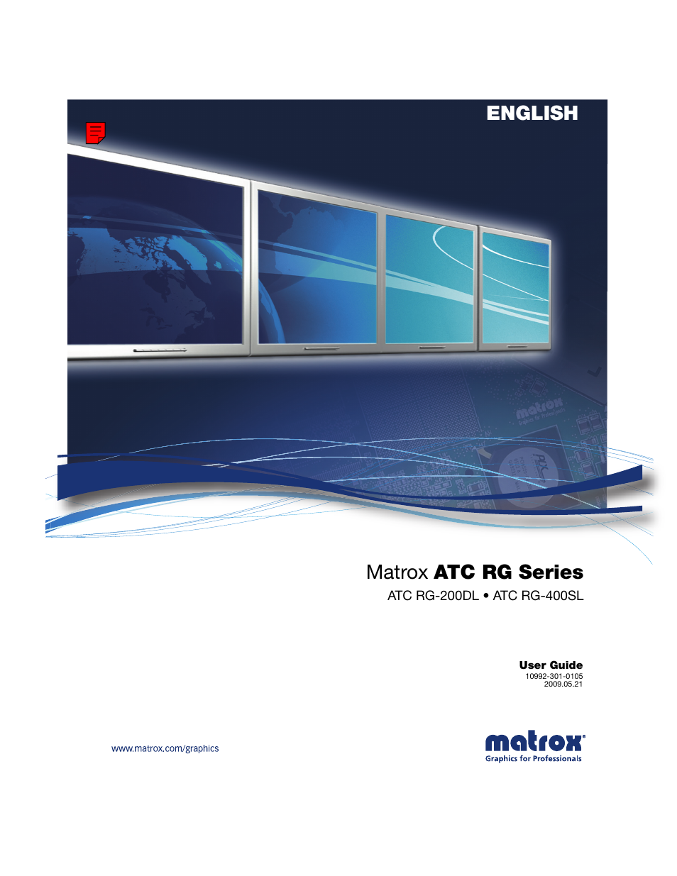 Matrox Electronic Systems ATC RG-200DL User Manual | 24 pages