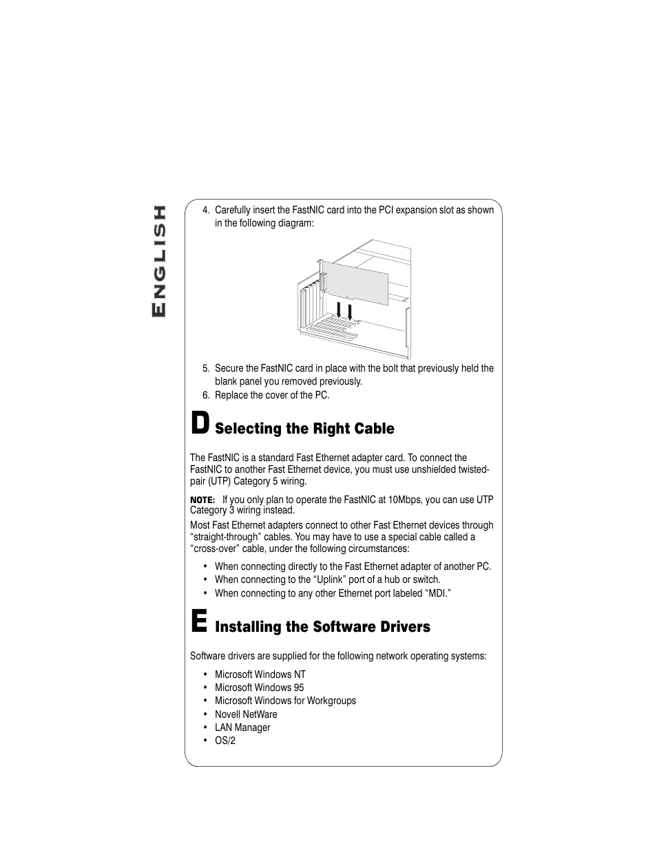 Matrox Electronic Systems FastNIC 10/100 10574-MT-0102 User Manual | Page 2 / 10