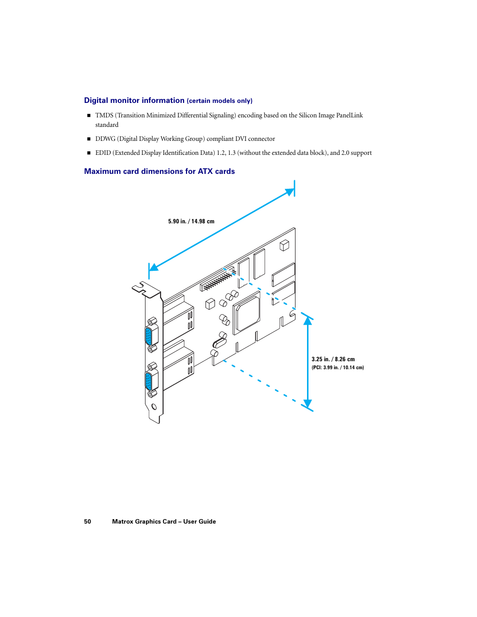 Matrox Electronic Systems LE G450 User Manual | Page 50 / 67