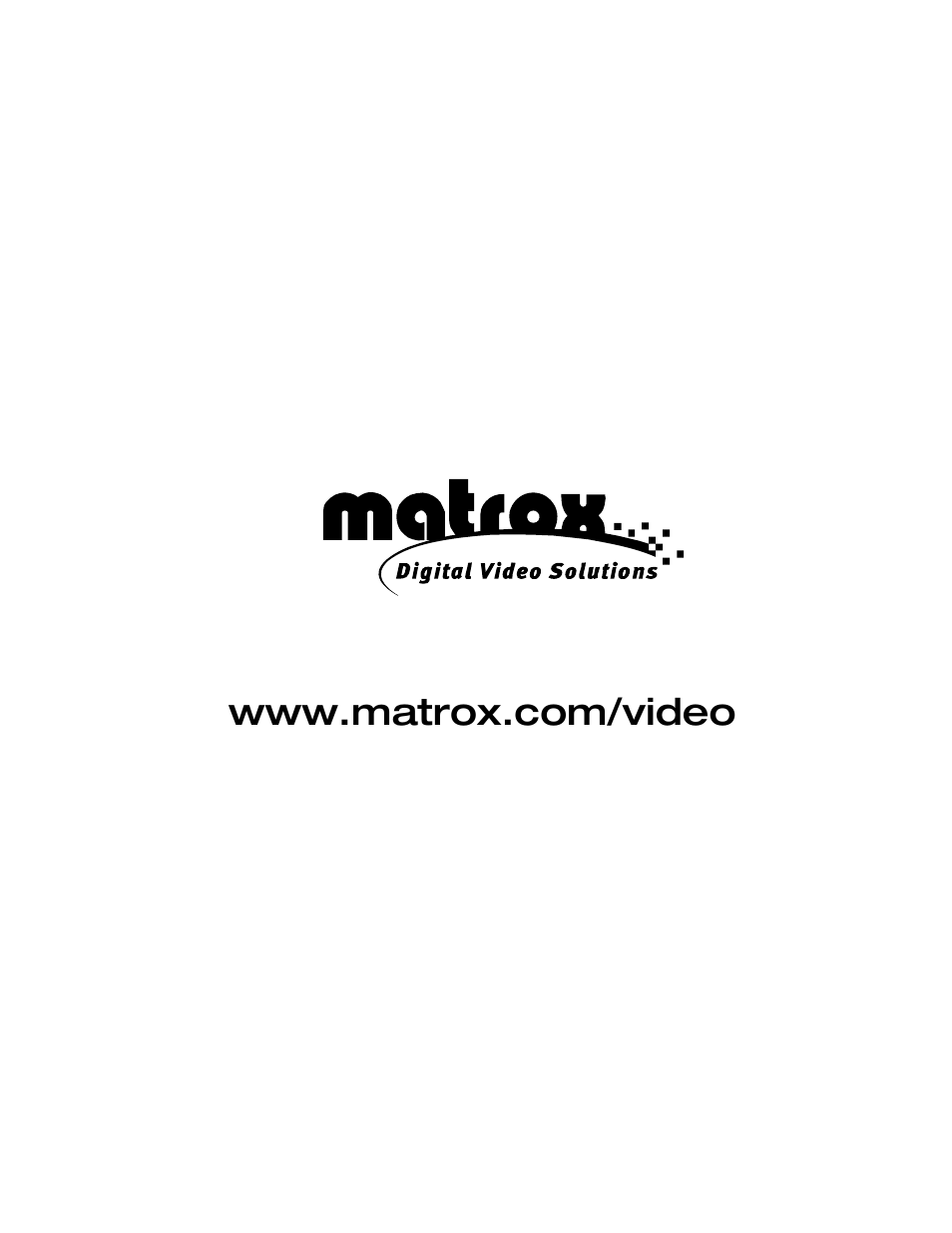 Matrox Electronic Systems M.Key/100 User Manual | Page 22 / 22