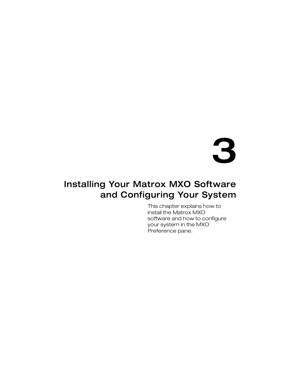 Chapter 3 | Matrox Electronic Systems Matrox MXO User Manual | Page 21 / 44