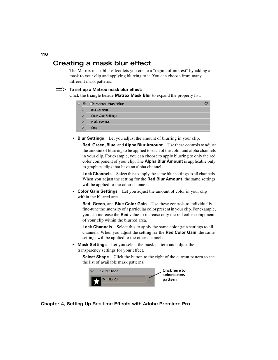 Creating a mask blur effect | Matrox Electronic Systems Matrox RT.X2 User Manual | Page 124 / 224