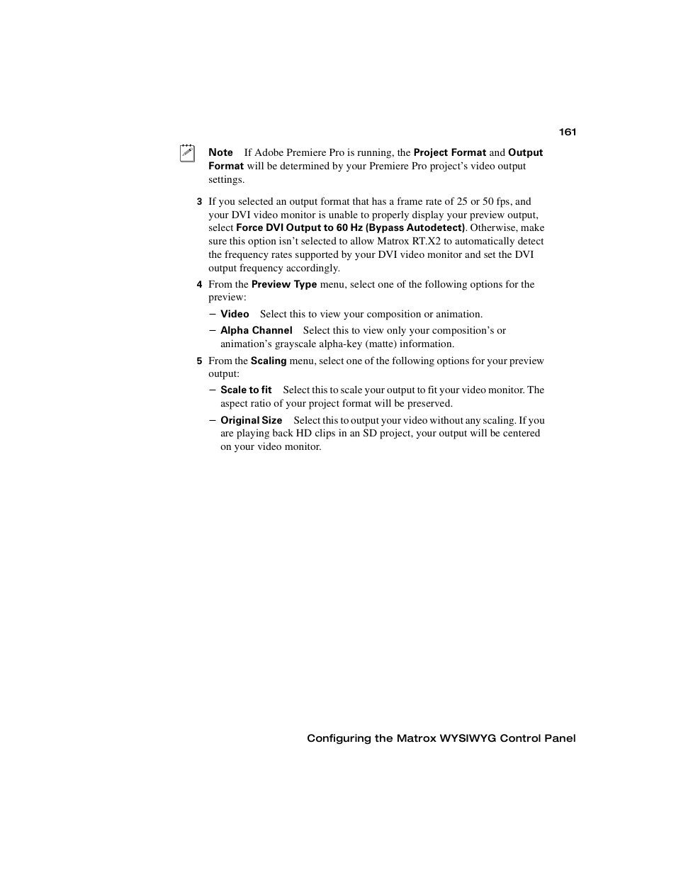 Matrox Electronic Systems Matrox RT.X2 User Manual | Page 169 / 224