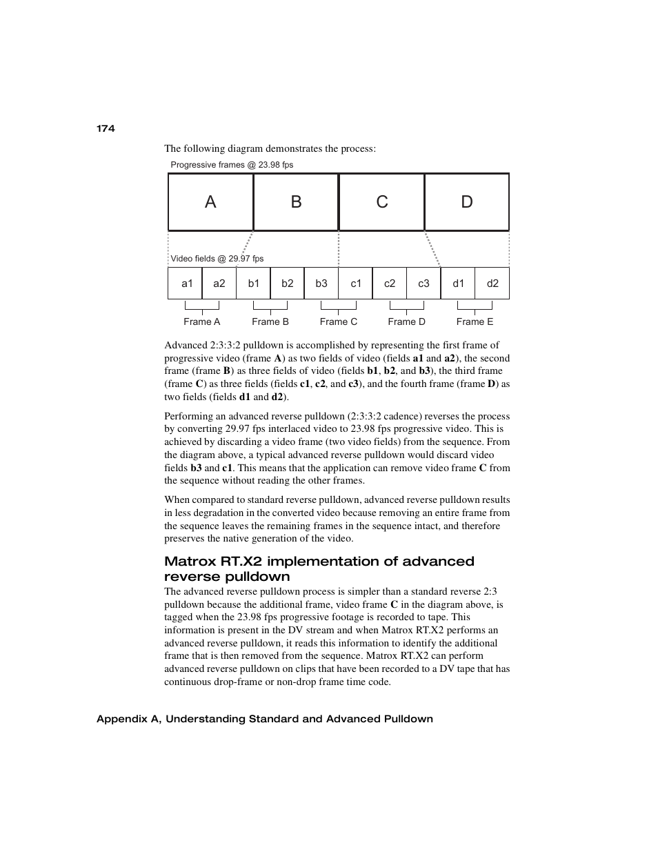 Ab c d | Matrox Electronic Systems Matrox RT.X2 User Manual | Page 182 / 224
