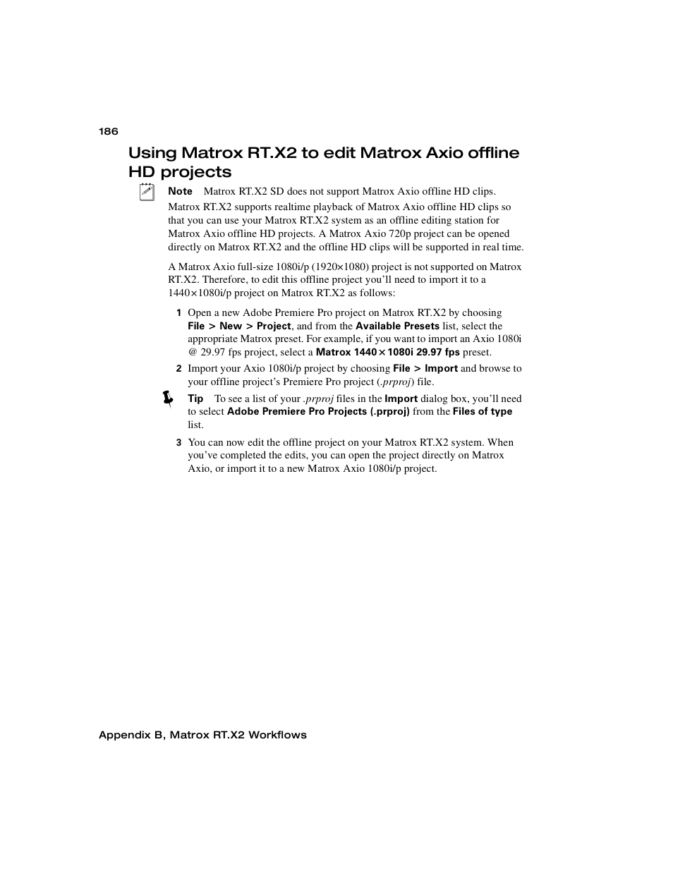 Matrox Electronic Systems Matrox RT.X2 User Manual | Page 194 / 224
