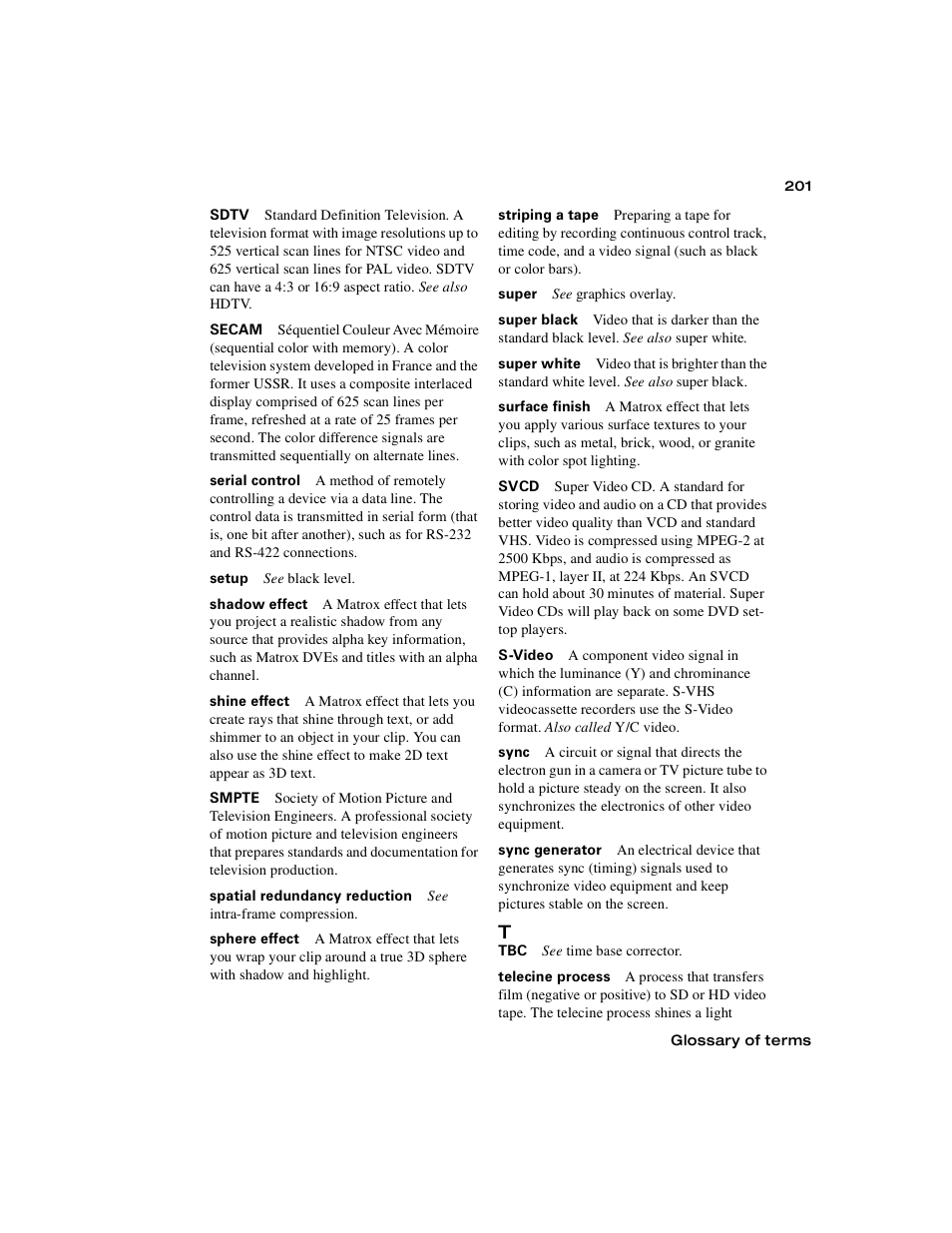 Matrox Electronic Systems Matrox RT.X2 User Manual | Page 209 / 224