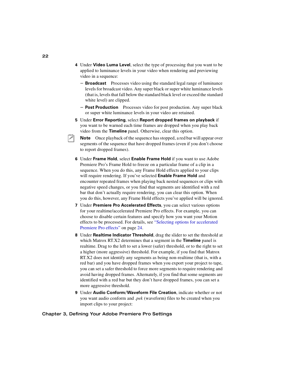 Matrox Electronic Systems Matrox RT.X2 User Manual | Page 30 / 224