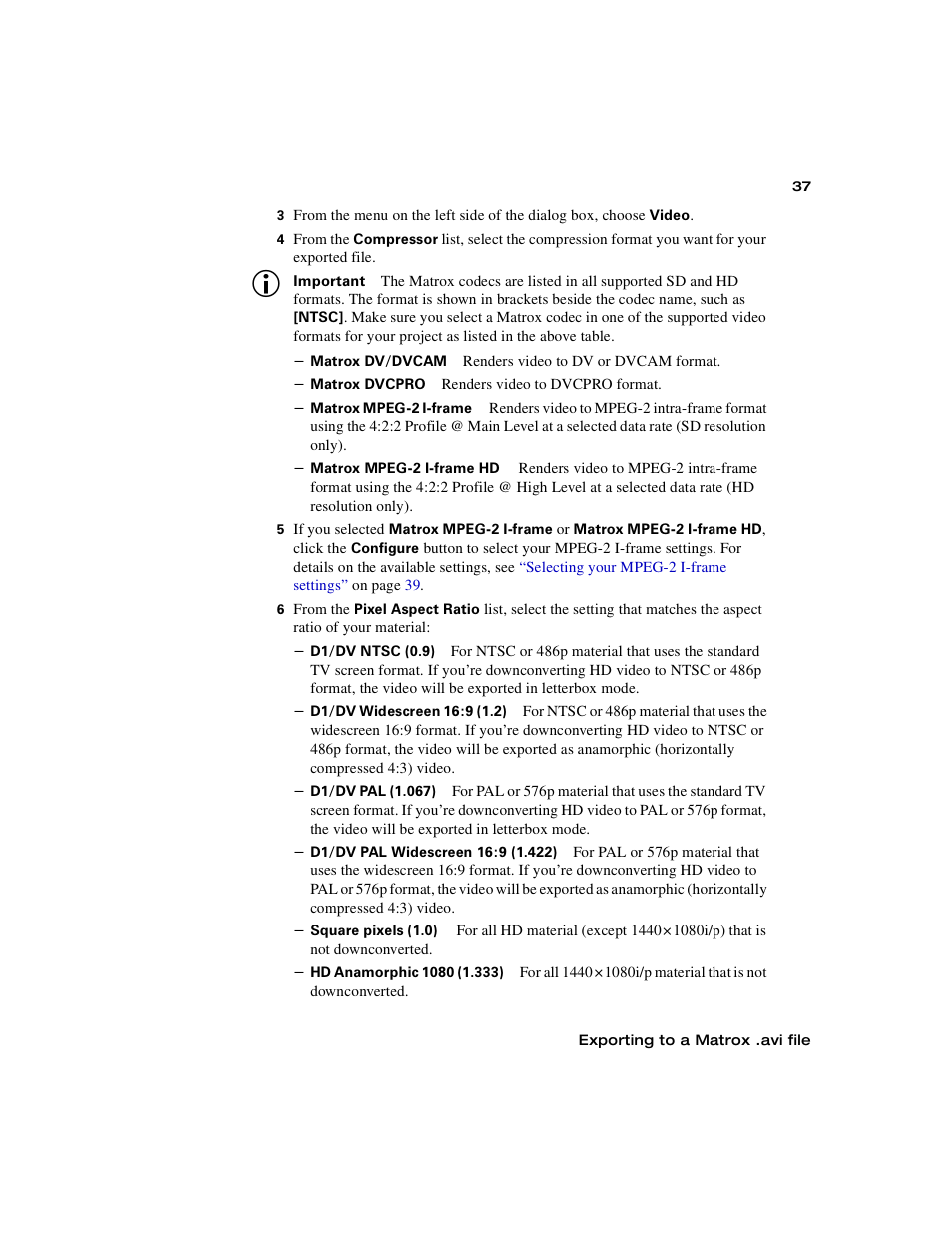 Matrox Electronic Systems Matrox RT.X2 User Manual | Page 45 / 224