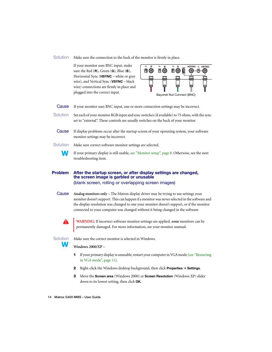 Matrox Electronic Systems G450 MMS User Manual | Page 14 / 53
