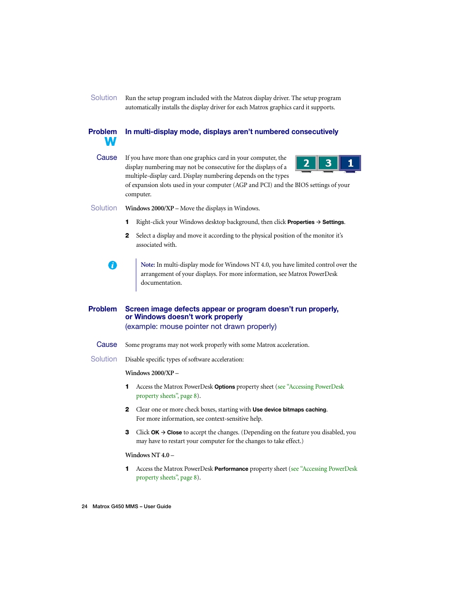 Matrox Electronic Systems G450 MMS User Manual | Page 24 / 53