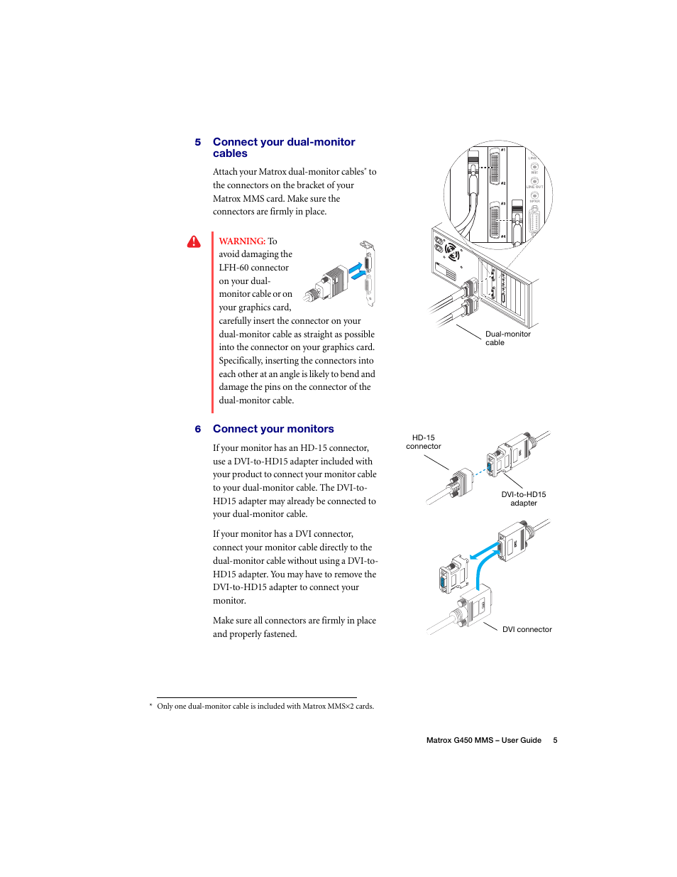 Matrox Electronic Systems G450 MMS User Manual | Page 5 / 53