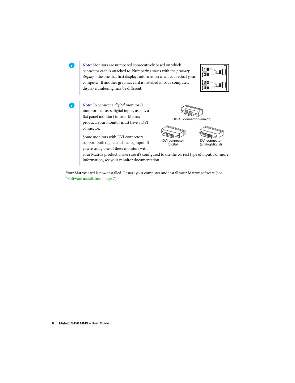 Matrox Electronic Systems G450 MMS User Manual | Page 6 / 53