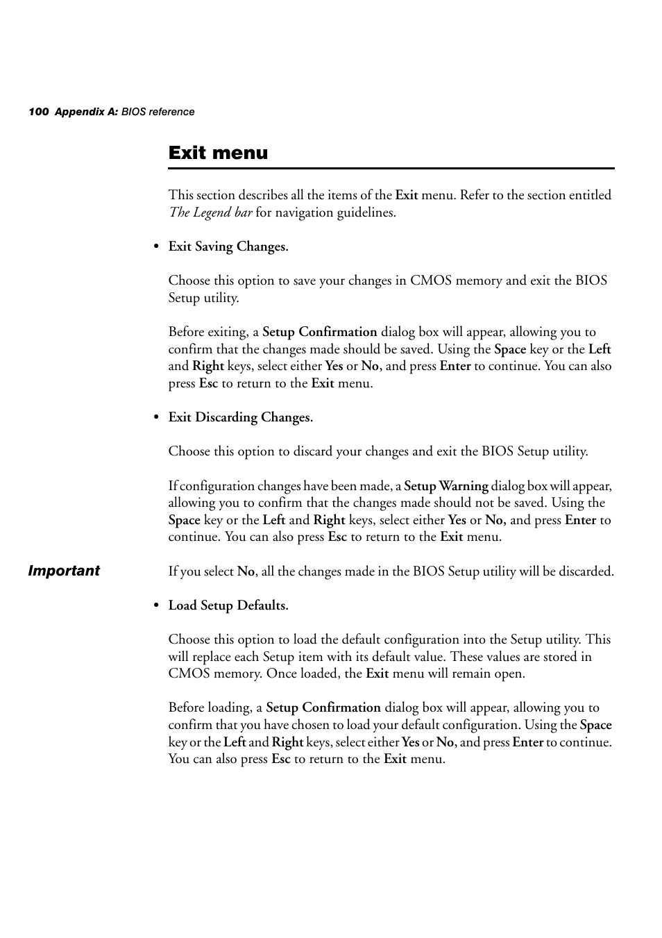 Exit menu | Matrox Electronic Systems 4SIGHT-M User Manual | Page 100 / 162