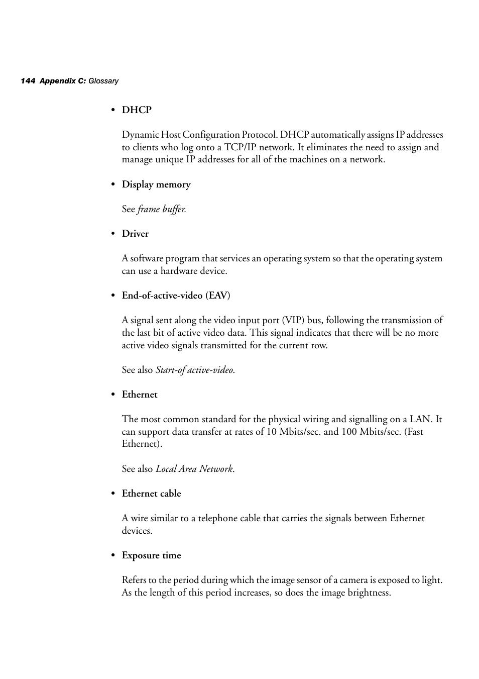 Matrox Electronic Systems 4SIGHT-M User Manual | Page 144 / 162