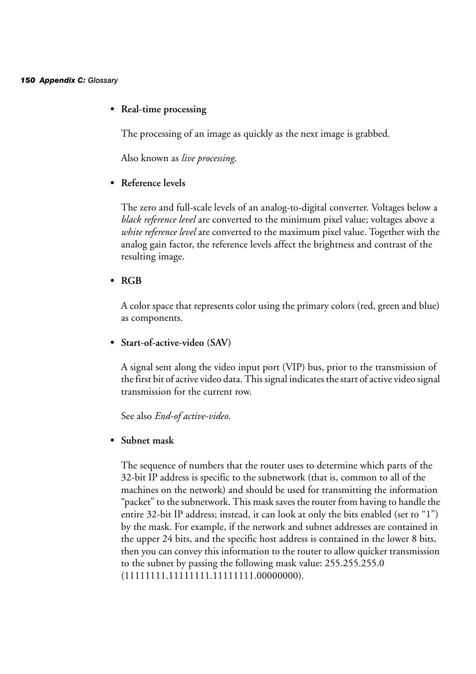 Matrox Electronic Systems 4SIGHT-M User Manual | Page 150 / 162